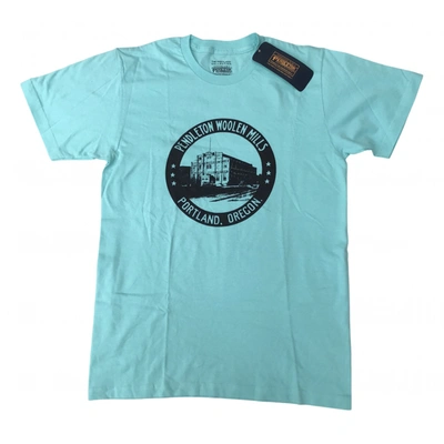 Pre-owned Pendleton T-shirt In Turquoise