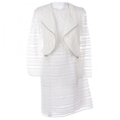 Pre-owned Pinko Dress In White