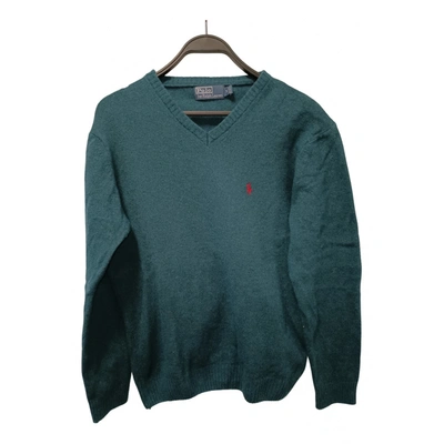 Pre-owned Polo Ralph Lauren Wool Vest In Green