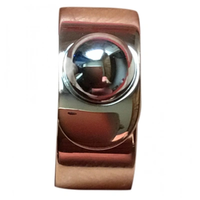 Pre-owned Dinh Van Vertige Pink Gold Ring