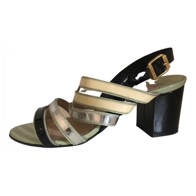 Pre-owned Sonia Rykiel Leather Sandal In Multicolour