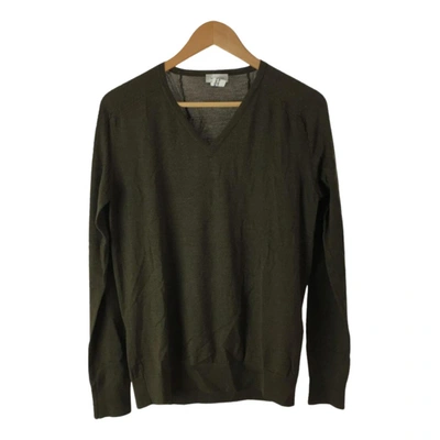 Pre-owned Balenciaga Wool Sweatshirt In Brown