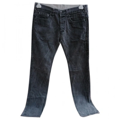 Pre-owned Neil Barrett Straight Jeans In Grey