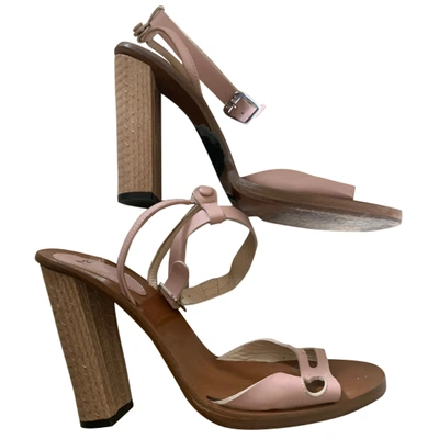 Pre-owned N°21 Leather Sandal In Pink