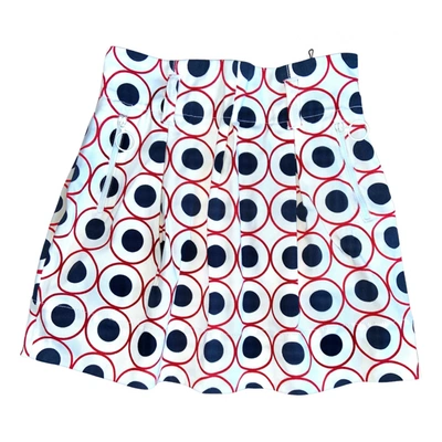 Pre-owned D&g Mini Skirt In Multicolour