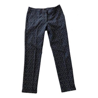 Pre-owned Peserico Straight Pants In Blue