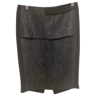 Pre-owned Roland Mouret Mini Skirt In Black