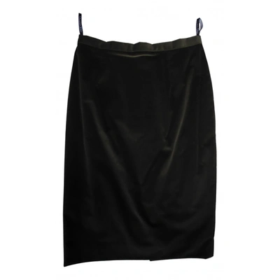 Pre-owned Dior Mid-length Skirt In Green