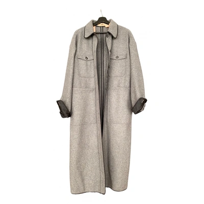 Pre-owned N°21 Wool Coat In Grey