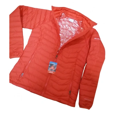Pre-owned Columbia Puffer In Red