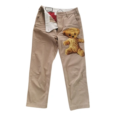 Pre-owned Gucci Chino Pants In Beige