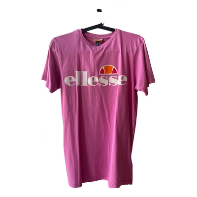 Pre-owned Ellesse T-shirt In Pink
