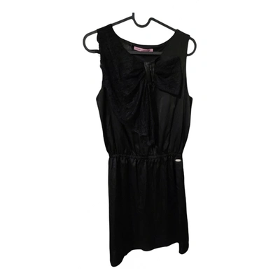 Pre-owned Fornarina Mid-length Dress In Black