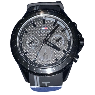 Pre-owned Tommy Hilfiger Watch In Anthracite