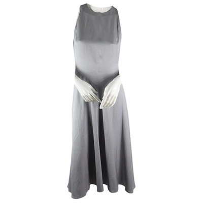 Pre-owned Iris & Ink Maxi Dress In Grey