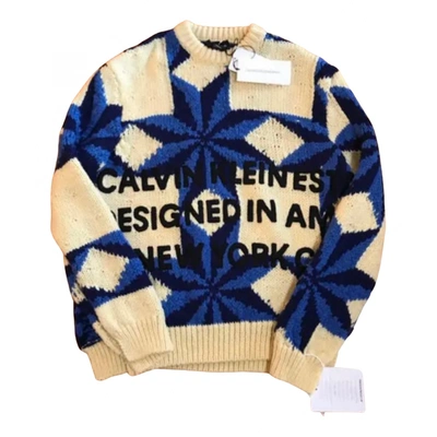 Pre-owned Calvin Klein 205w39nyc Wool Sweatshirt In Multicolour