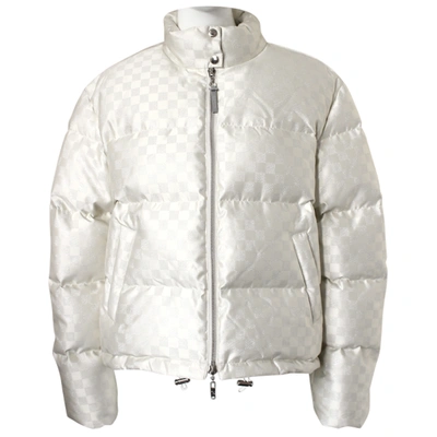 Pre-owned Louis Vuitton Coat In White