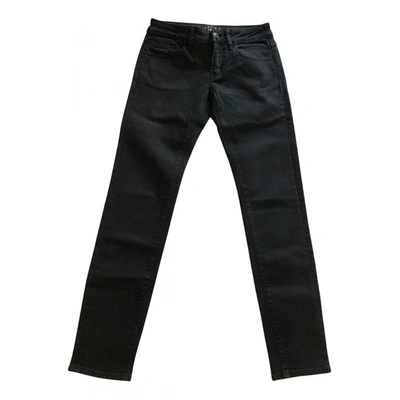 Pre-owned The Kooples Spring Summer 2020 Slim Jeans In Black
