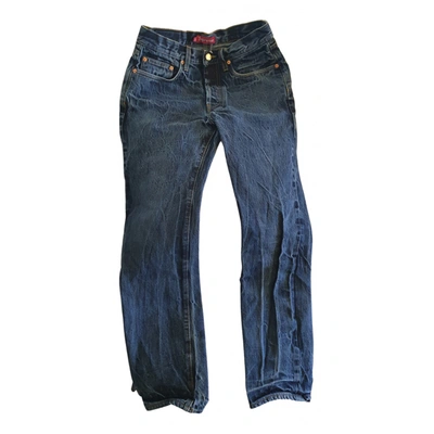 Pre-owned Supreme Slim Jean In Blue