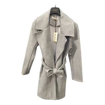 Pre-owned Mangano Coat In Grey