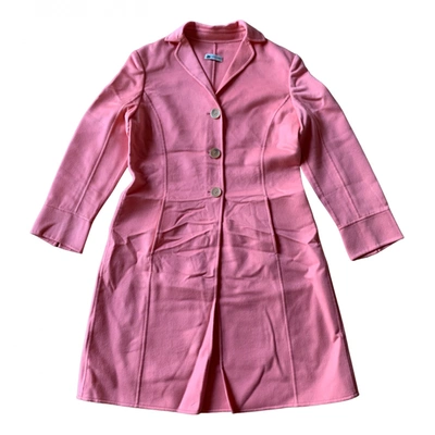 Pre-owned Colombo Cashmere Coat In Pink