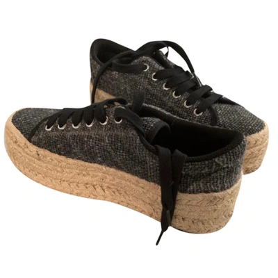 Pre-owned Jeffrey Campbell Cloth Espadrilles In Grey