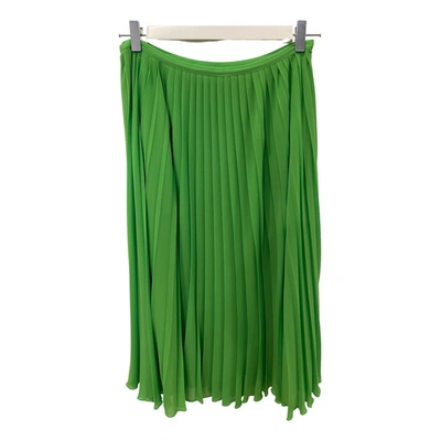 Pre-owned Essentiel Antwerp Mid-length Skirt In Green