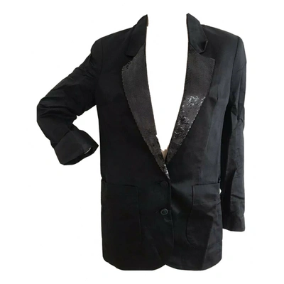 Pre-owned French Connection Blazer In Black