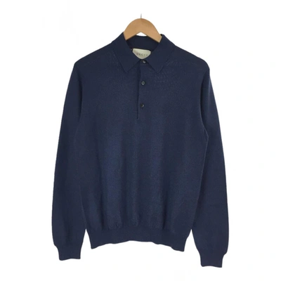 Pre-owned Gucci Wool Sweatshirt In Navy