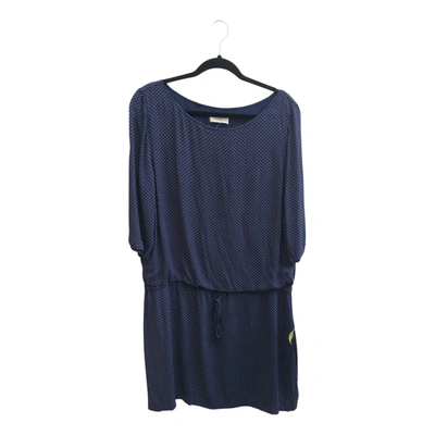 Pre-owned Toast Mid-length Dress In Navy