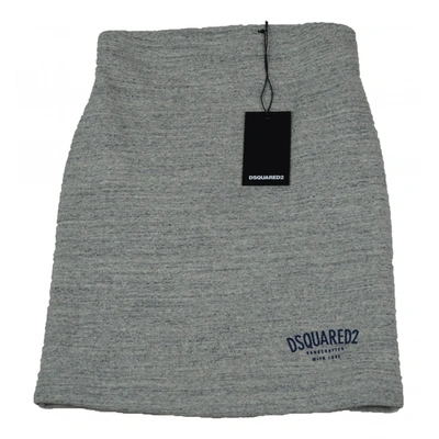 Pre-owned Dsquared2 Mid-length Skirt In Grey