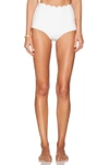 Marysia Palm Springs High-waist Swim Bikini Bottom In White