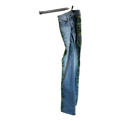 Pre-owned Missoni Straight Jeans In Blue