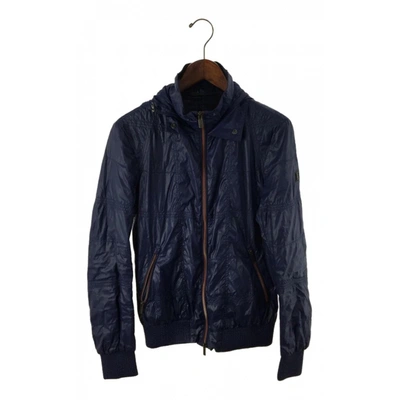 Pre-owned Fendi Jacket In Navy