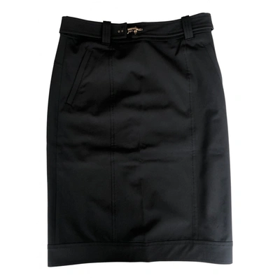 Pre-owned Fay Skirt In Black