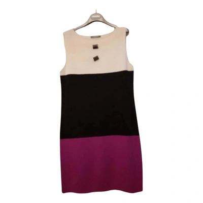 Pre-owned Camomilla Wool Mid-length Dress In Multicolour