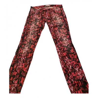 Pre-owned Iro Trousers In Multicolour