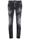 DSQUARED2 DISTRESSED DENIM JEANS