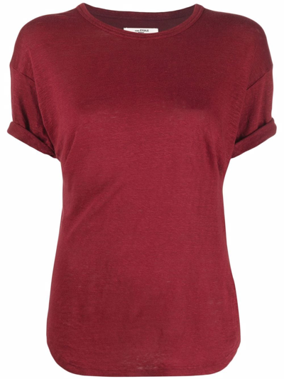 Isabel Marant Étoile Henna Wide-neck T-shirt In Pink