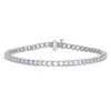 AMOUR AMOUR 1 7/8 CT TGW CREATED MOISSANITE TENNIS BRACELET IN STERLING SILVER