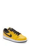 Jordan Kids' 1 Low Sneaker In Gold/black/white
