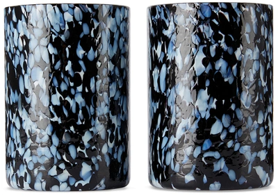 Stories Of Italy Black & White Macchia Su Macchia Tumbler Set