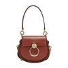 Chloé Tess Shoulder Bag In Sepia Brown