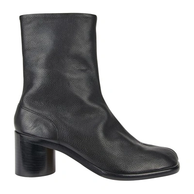 Maison Margiela Tabi 65mm Ankle Boots In Black