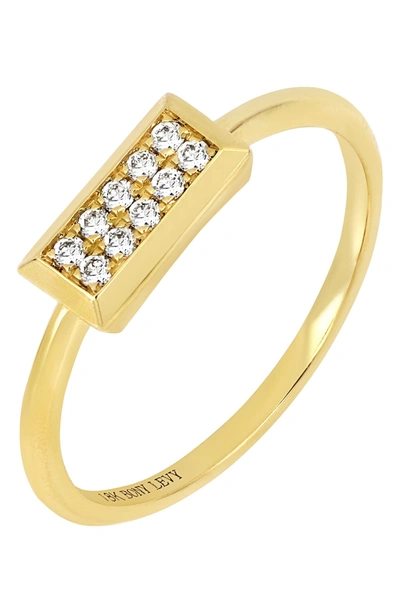Bony Levy Katherine 18k Yellow Gold Pave Diamond Ring