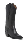 Jeffrey Campbell Floured Western Boot In Black