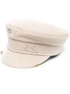 Ruslan Baginskiy Logo Plaque Baker Boy Cap In Neutrals