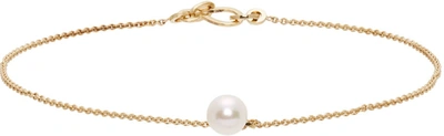 Sophie Bille Brahe Gold Akoya Pearl Palme De Pied Anklet