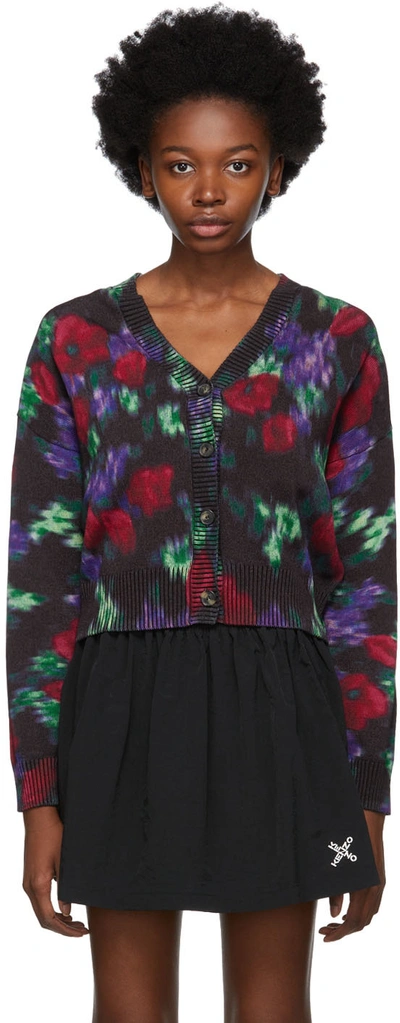 Kenzo Multicolor Printed Buttoned Cardigan