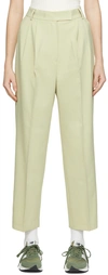 The Frankie Shop Bea Twill High-rise Pants In Melon